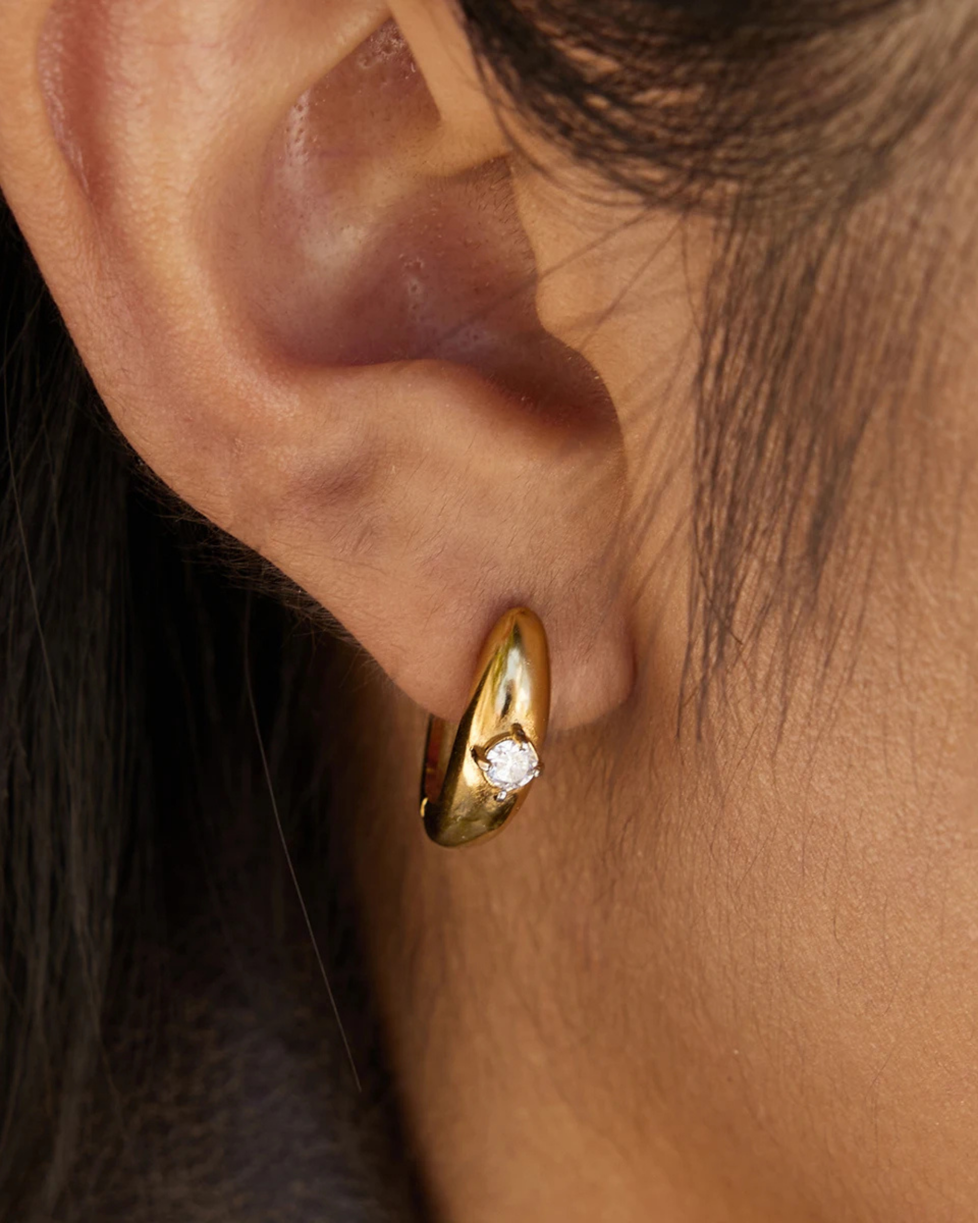 STARRY HOOP EARRINGS