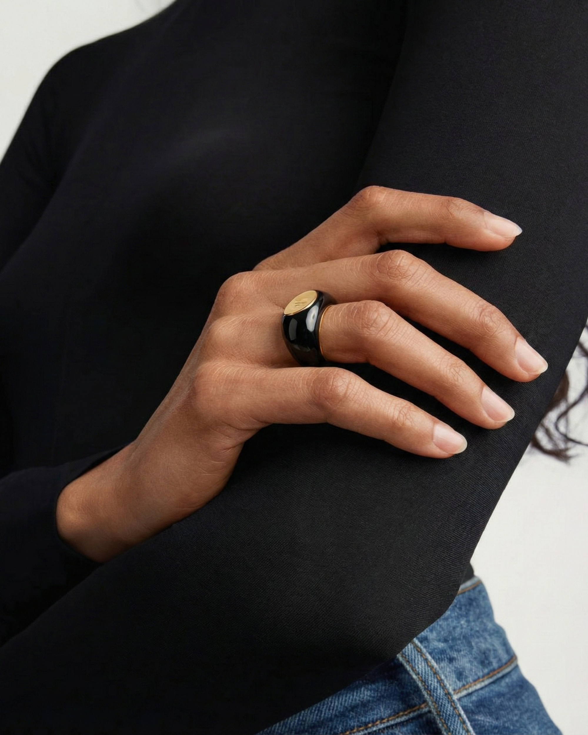NOIR STACKABLE RING