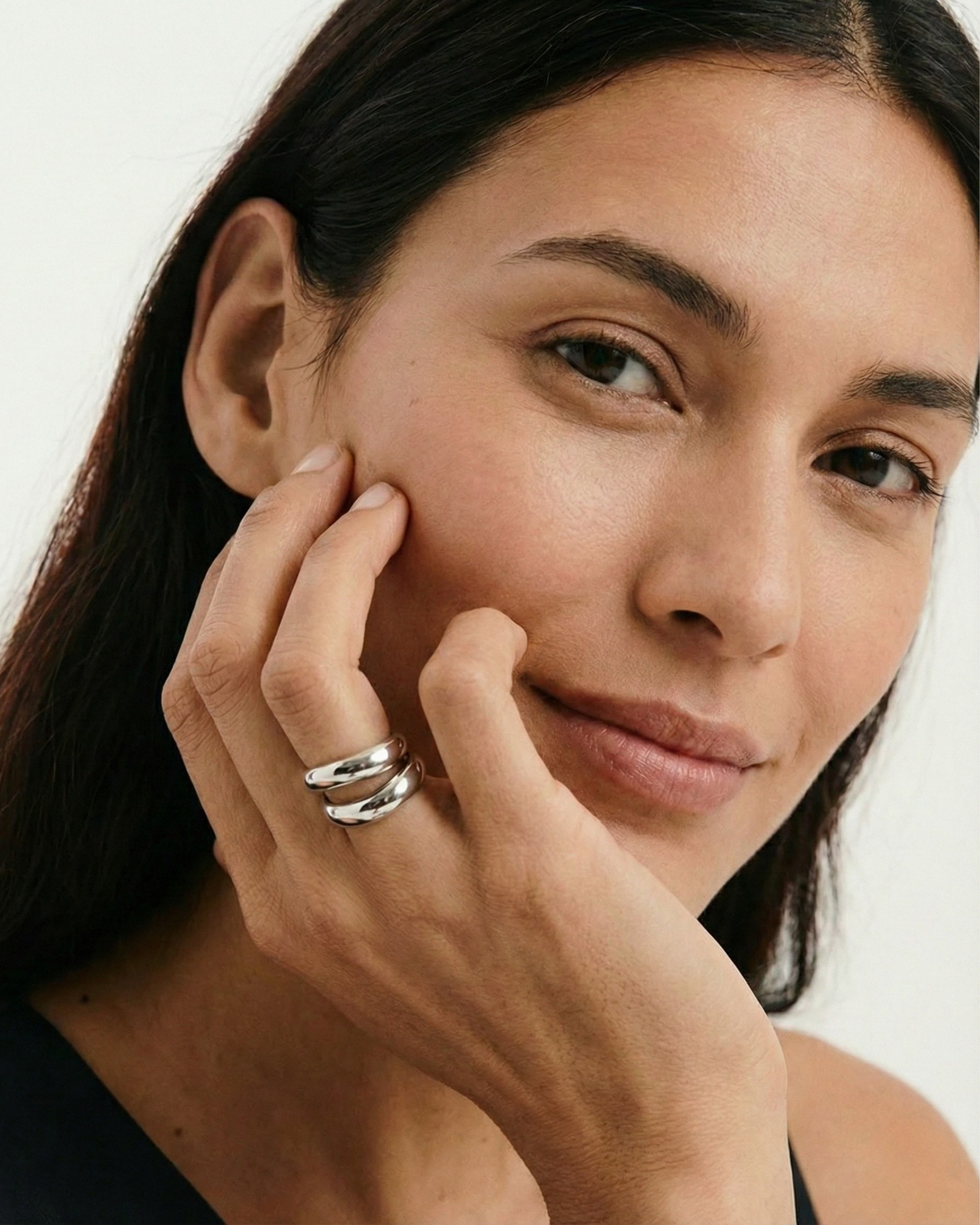 DOUBLE LAYER STACKABLE RING