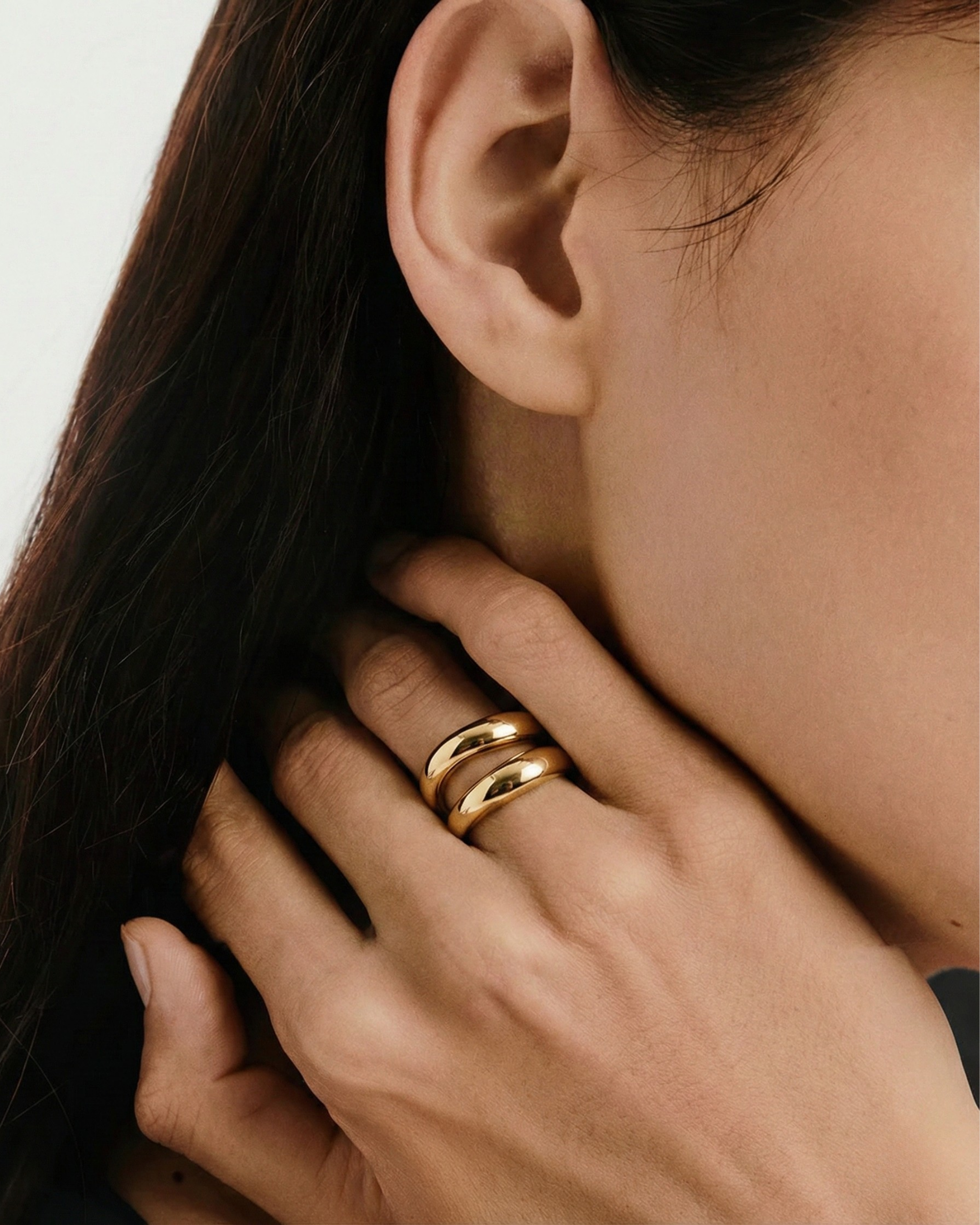 DOUBLE LAYER STACKABLE RING