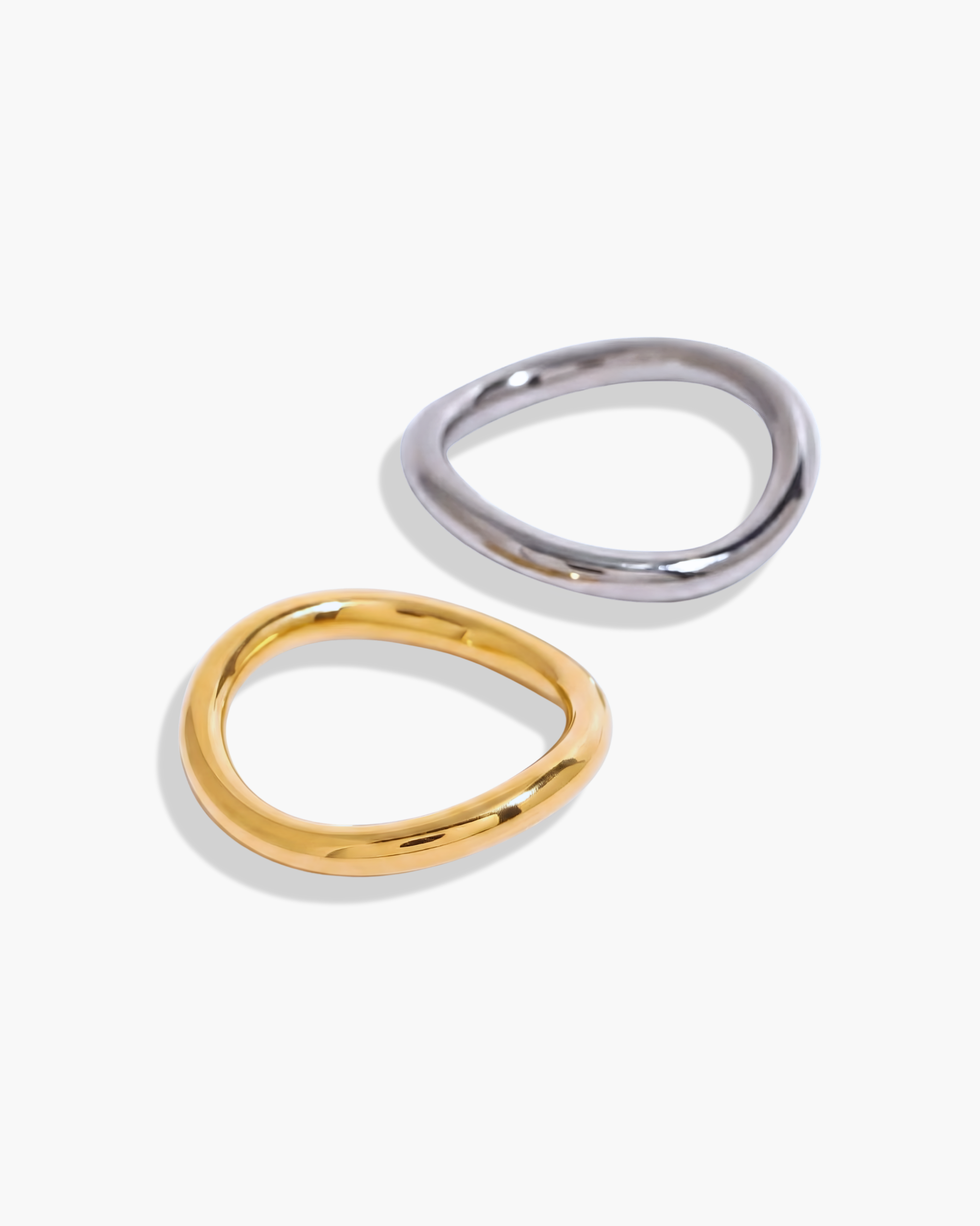 THIN DUO STACKER RING