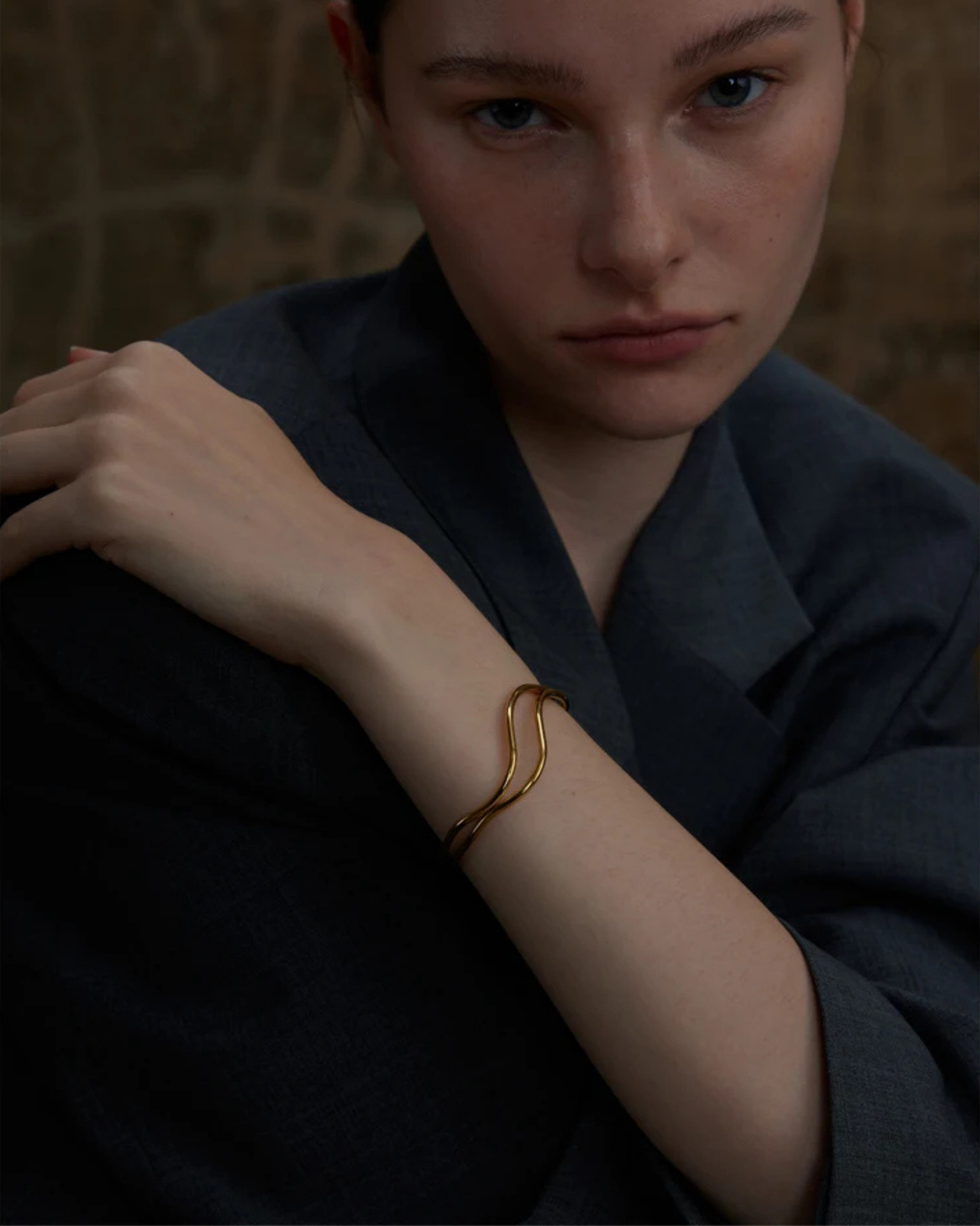 DOUBLE LAYER CUFF BRACELET