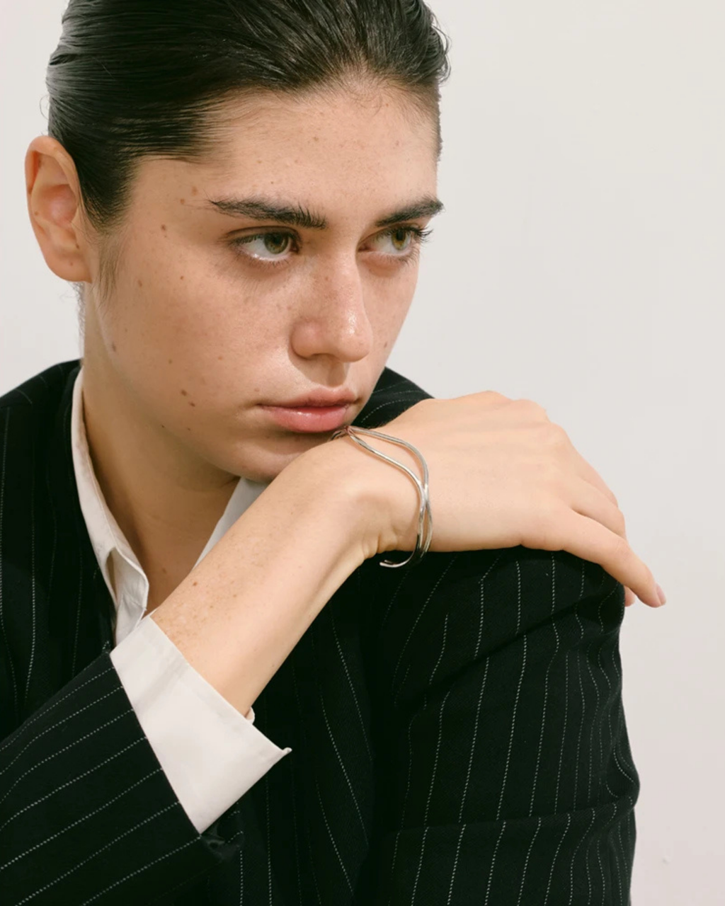 DOUBLE LAYER CUFF BRACELET