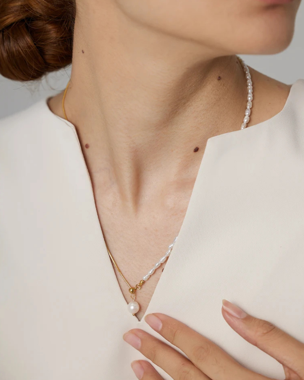 DUO PEARL NECKLACE