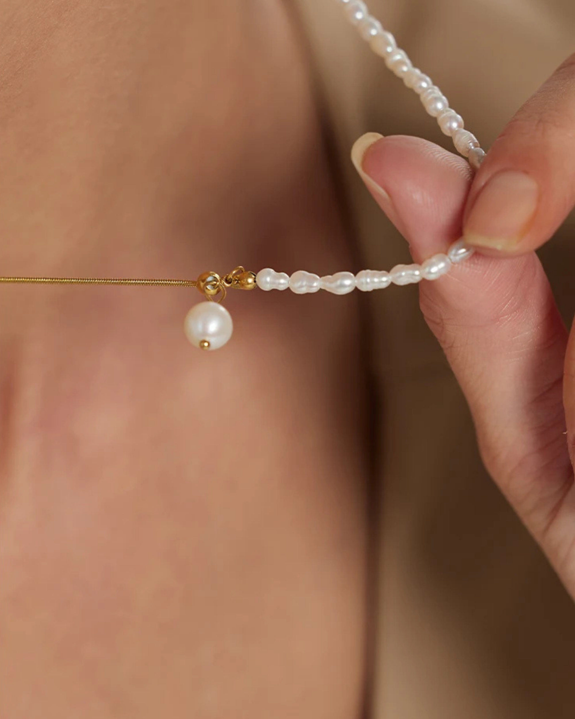 DUO PEARL NECKLACE