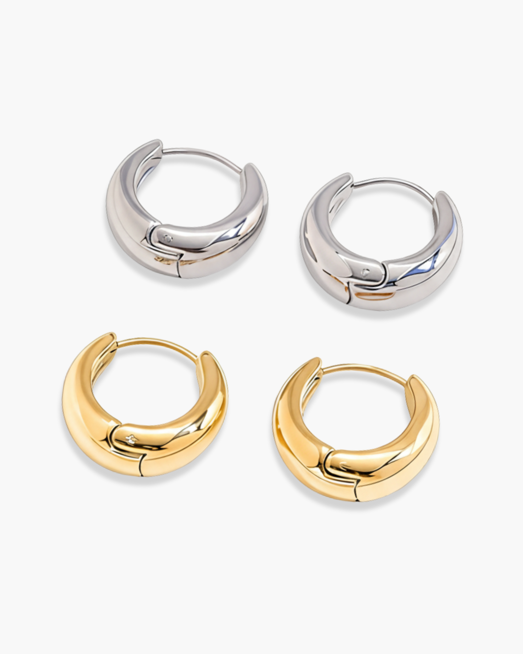 MANGO HOOP EARRINGS