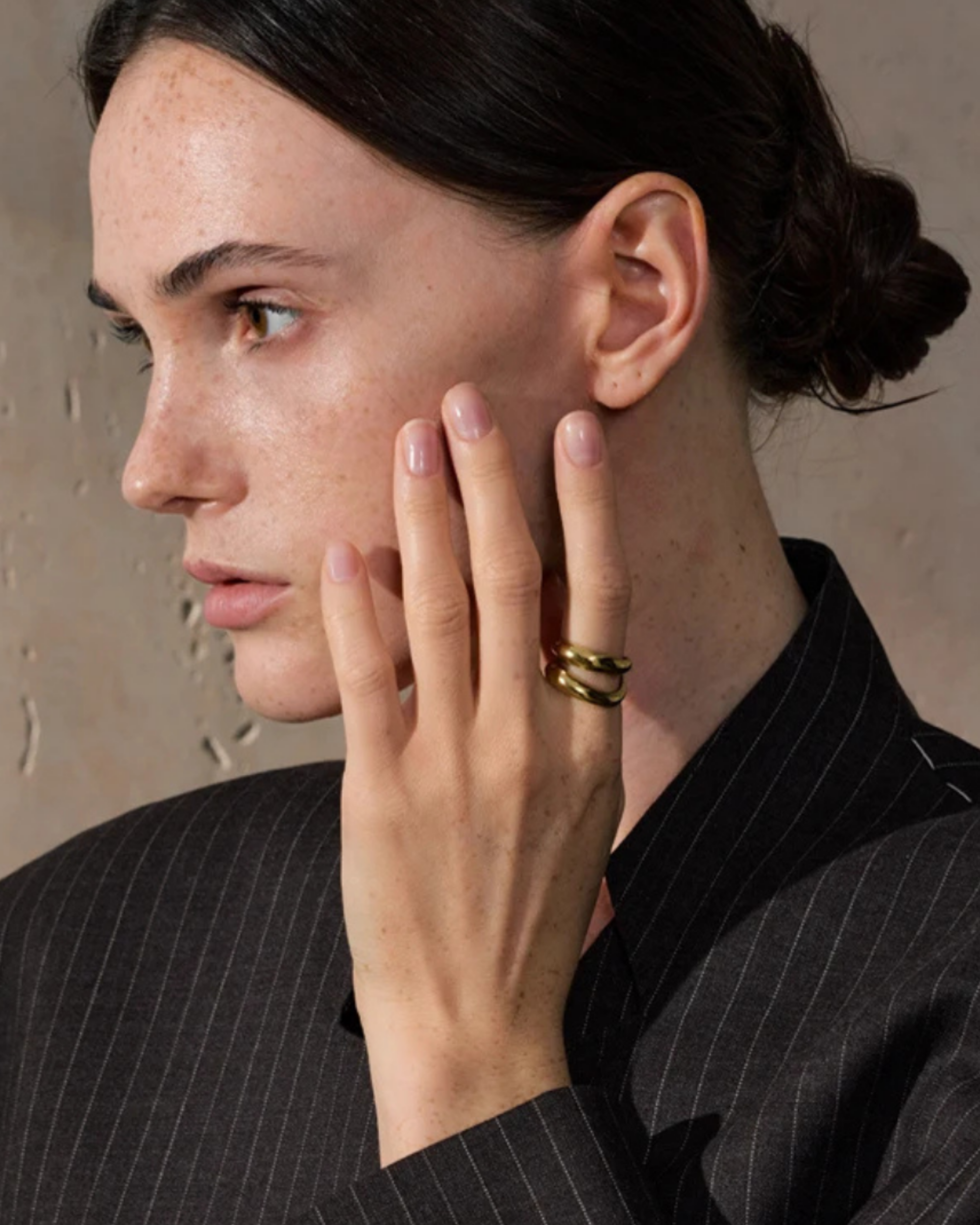 DOUBLE LAYER STACKABLE RING