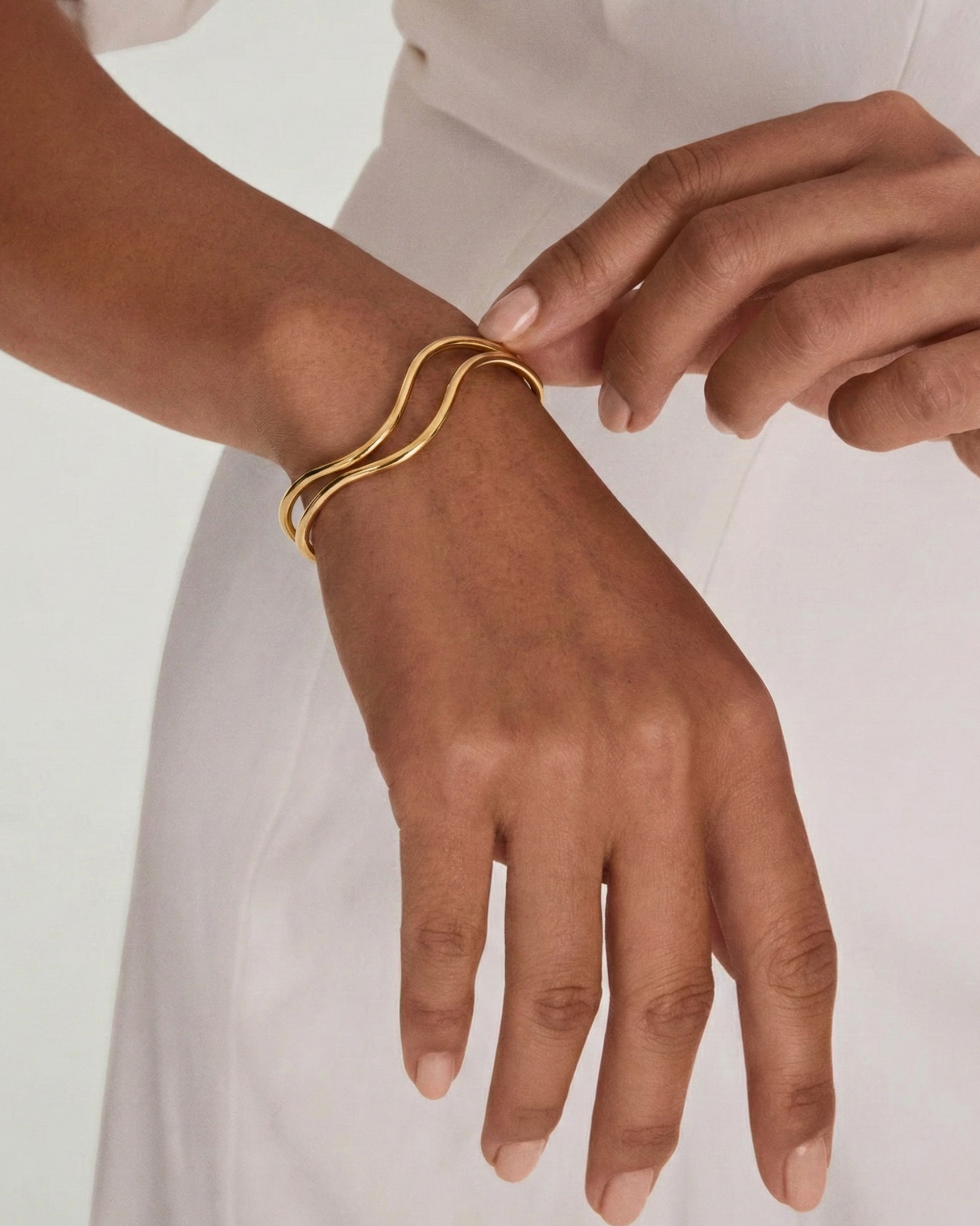 DOUBLE LAYER CUFF BRACELET