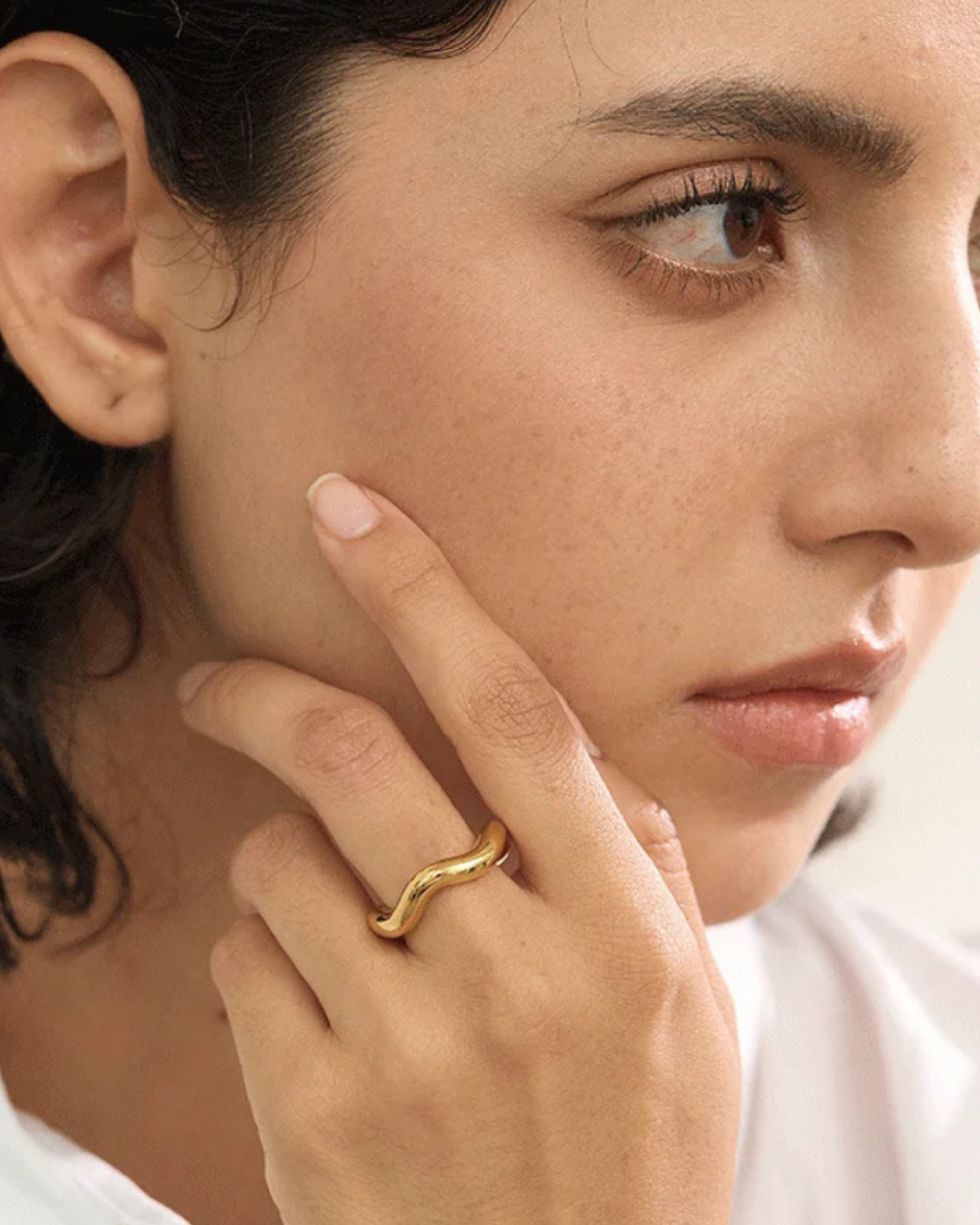 TWISTED STACKABLE RING