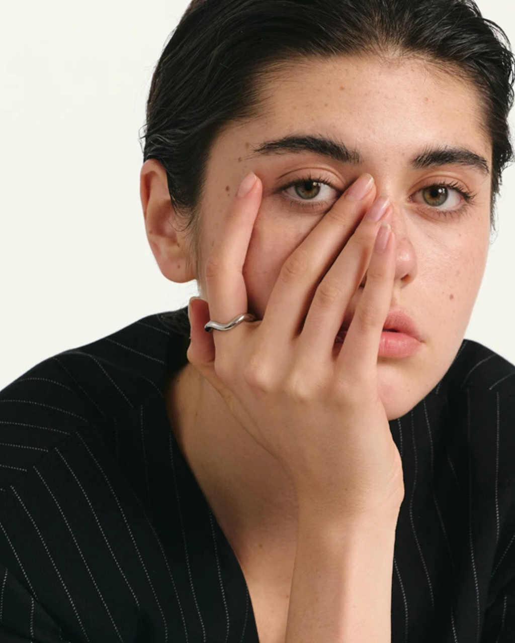 TWISTED STACKABLE RING