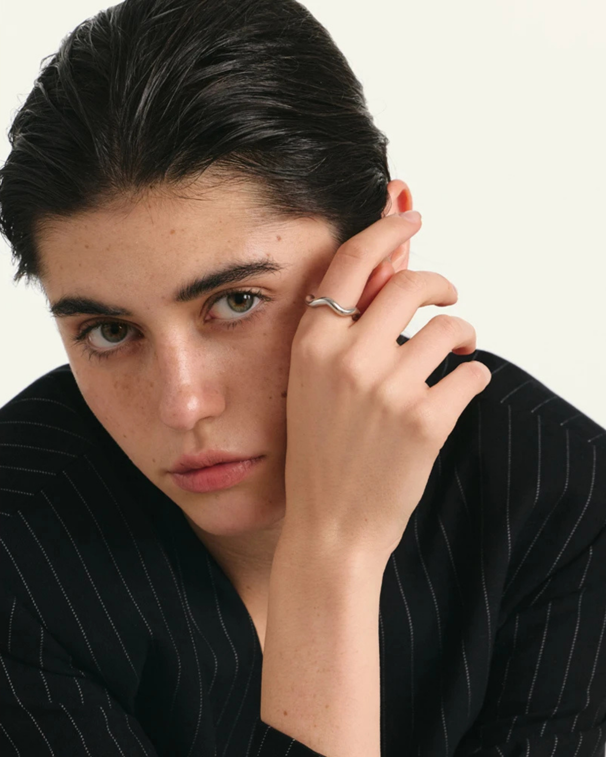 TWISTED STACKABLE RING