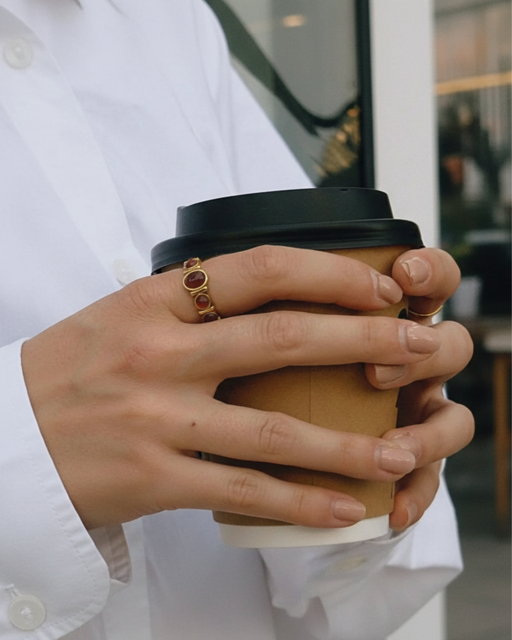 TIGER EYE STATEMENT RING